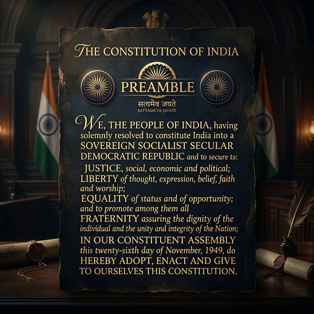 The Preamble of the Indian Constitution